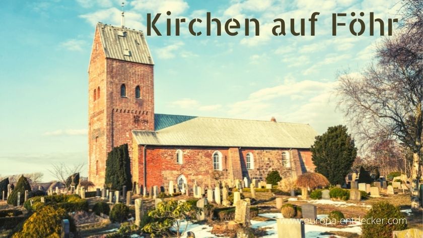 Kirchen auf der Insel Föhr