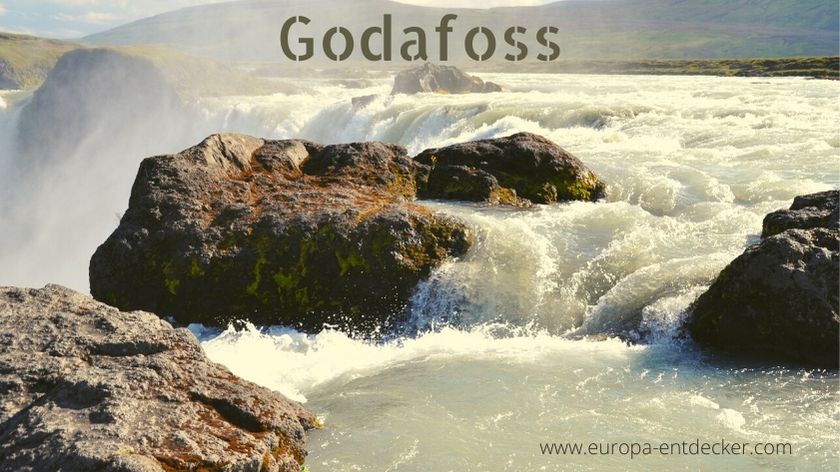 Godafoss Wasserfall Island