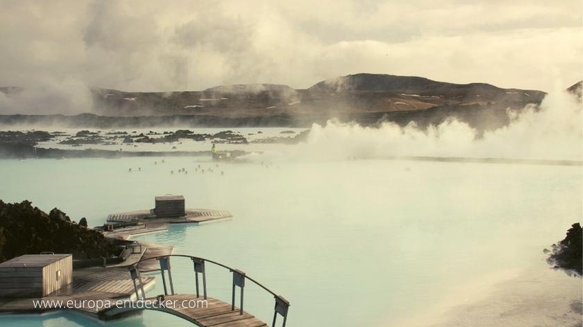 Heiße Quellen in Island