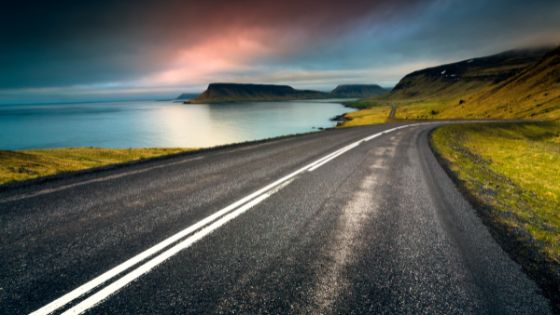 Straße in Island