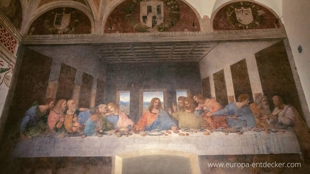Abendmahl von Da Vinci besichtigen