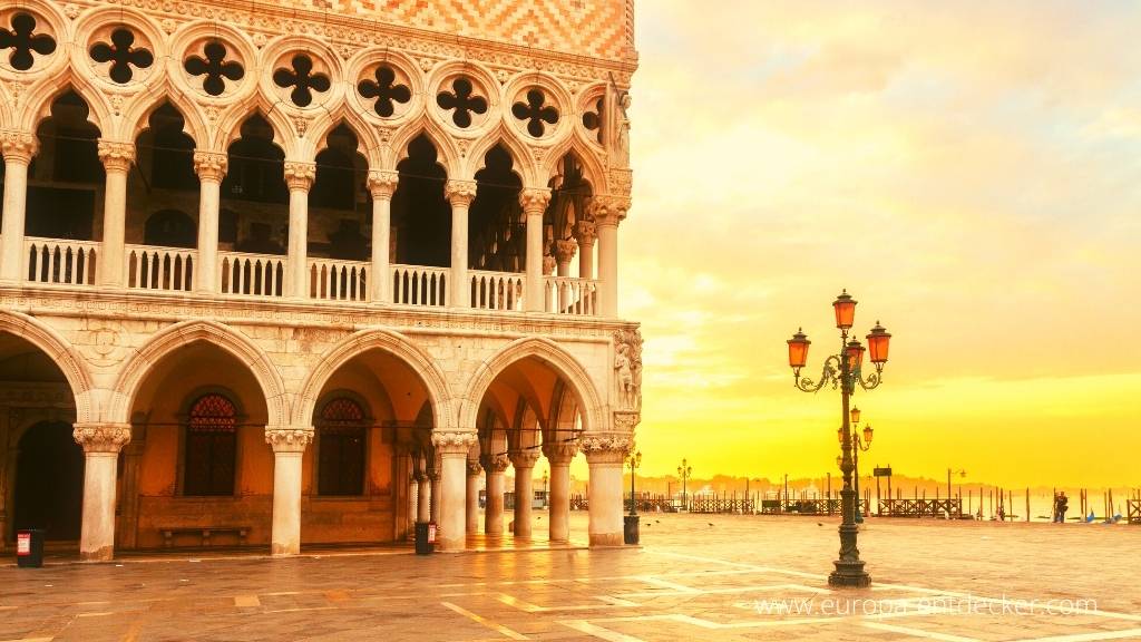 Atmosphärisch Dogenpalast Venedig