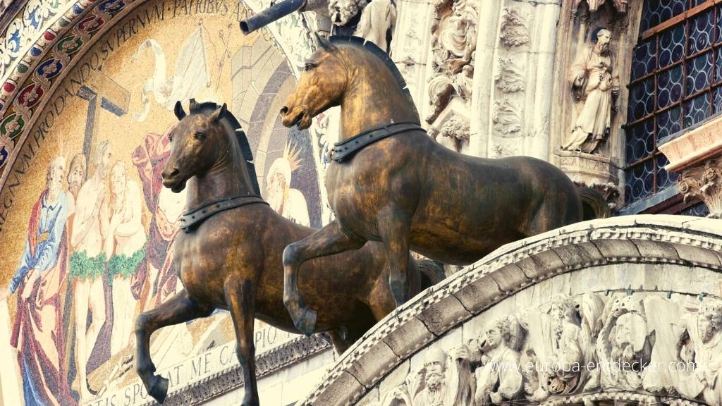 Berühmten Pferde von San Marco Venedig