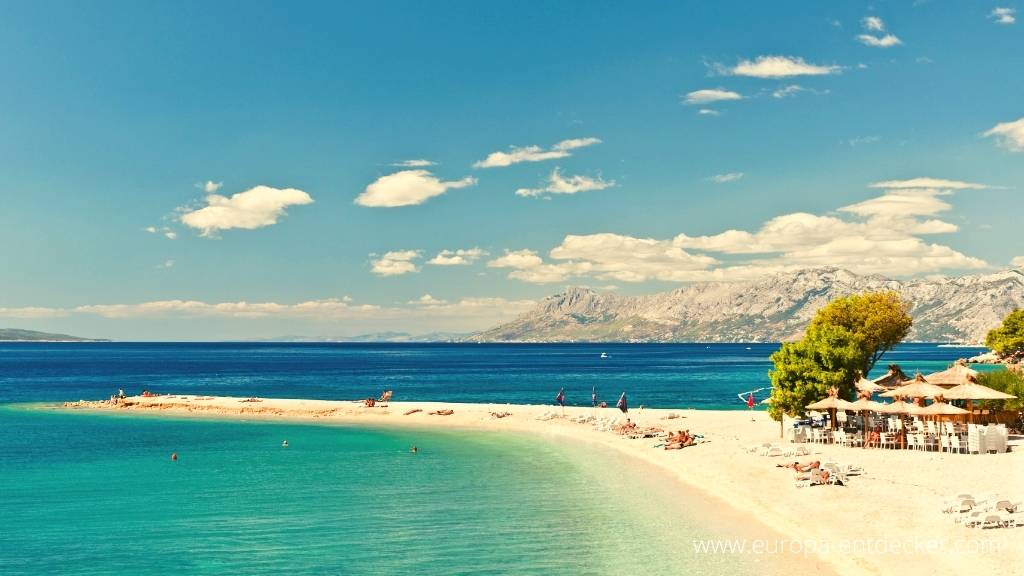 Strand in Kroatien Makarska