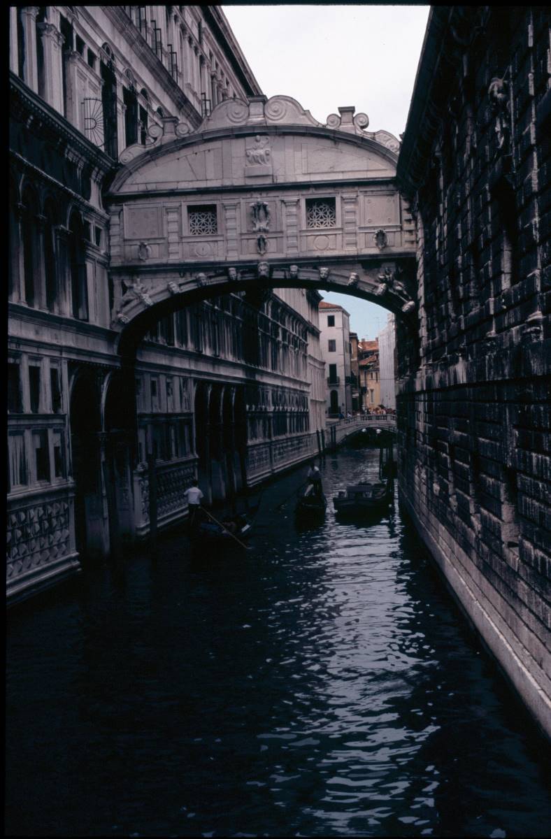 Wir haben die Seufzerbrücke in Venedig geknipst