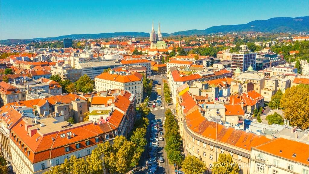 Zagreb Stadt in Kroatien
