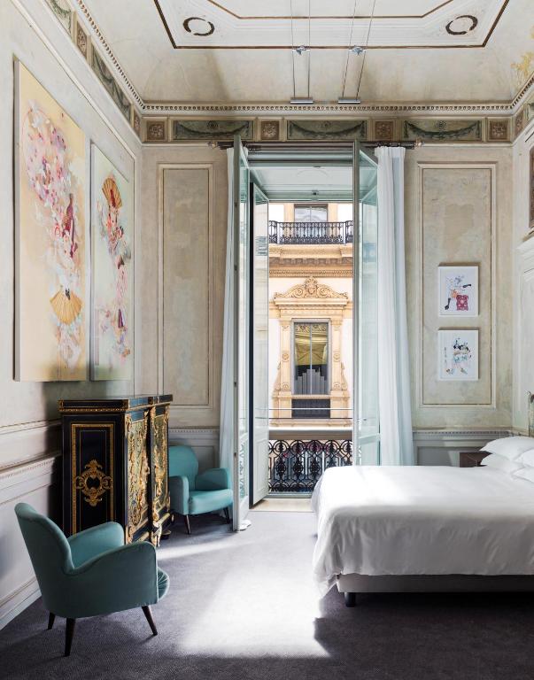 Zimmer im 7 Sterne Hotel in Mailand