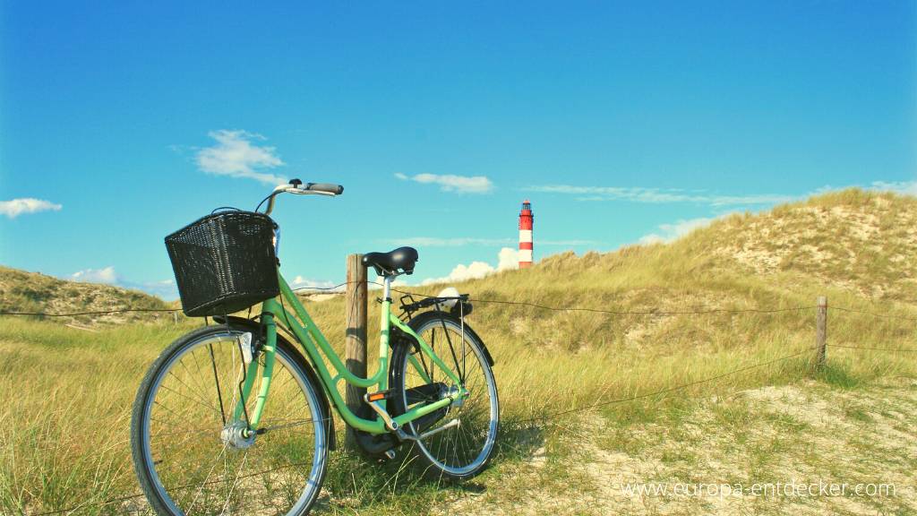 Mit dem Fahrrad auf der Insel Amrum unterwegs