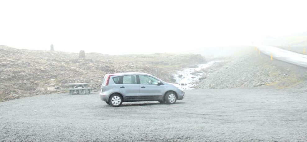 Ohne Auto geht nicht viel in Island.