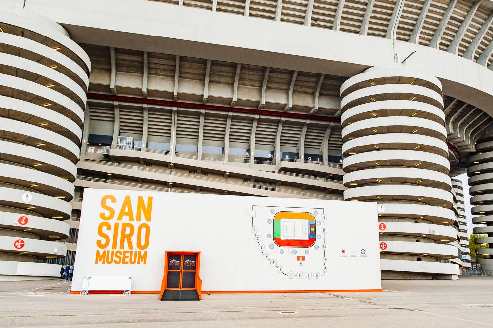San Siro Stadionmuseum in Mailand