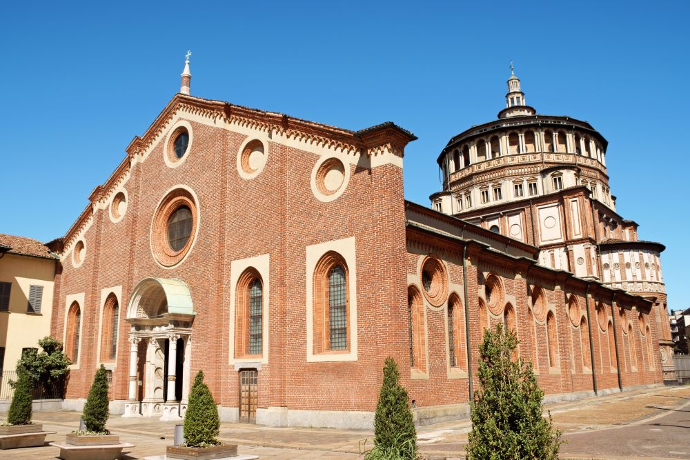Die Kirche Santa Maria delle Grazie in Mailand