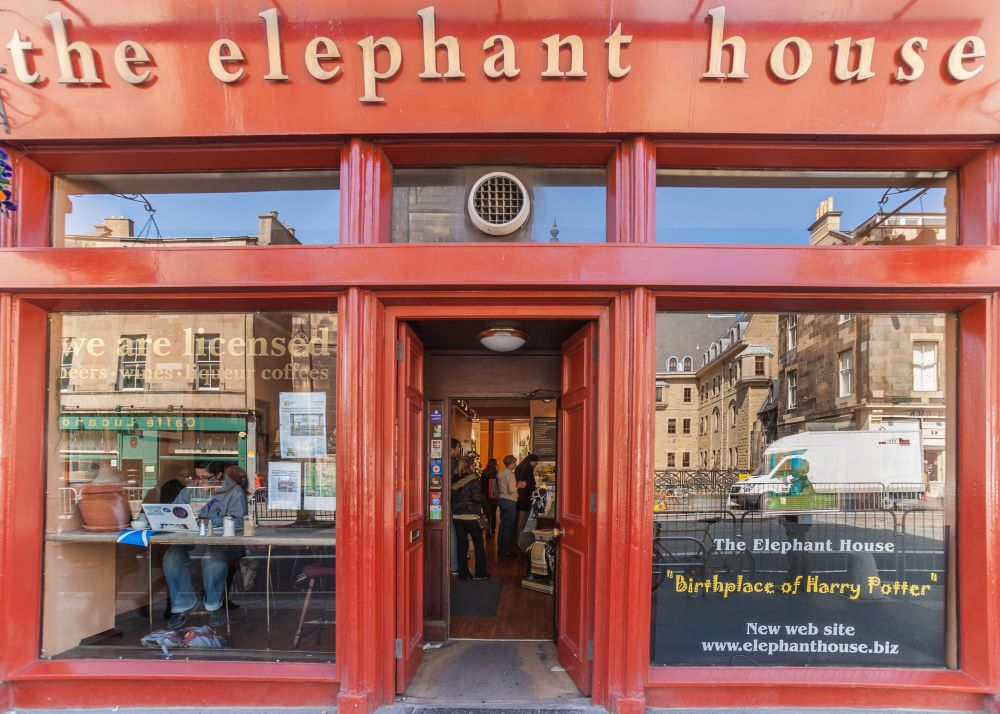 Café The Elephant House in Edinburgh Geburtsstätte von Harry Potter