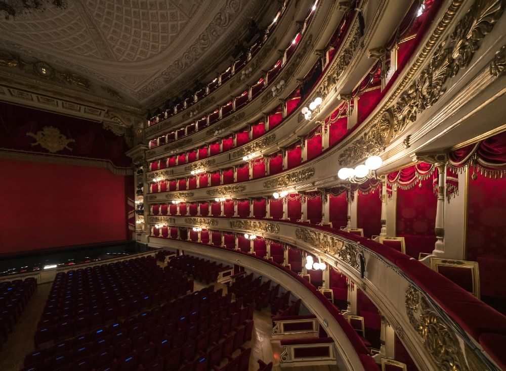 Exklusive Sitzpläte im Opernhaus La Scala