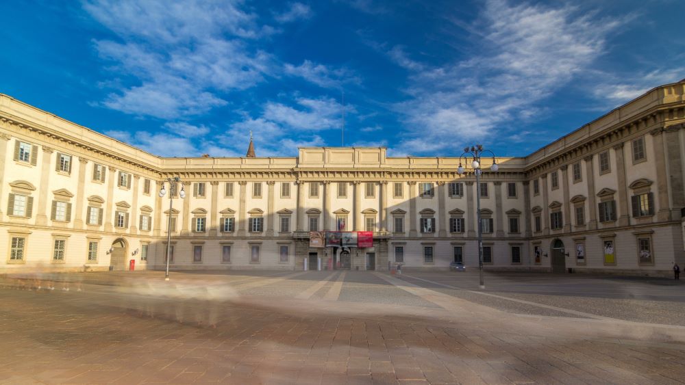Innenhof vom Königlichen Palast in Mailand