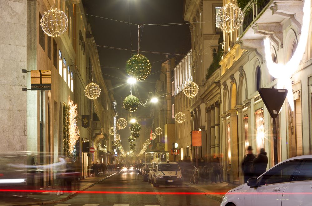 Mailand zur Weihnachtszeit ist atmosphärisch