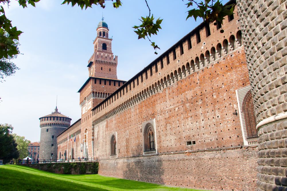 Stadtschloss von Mailand Castello