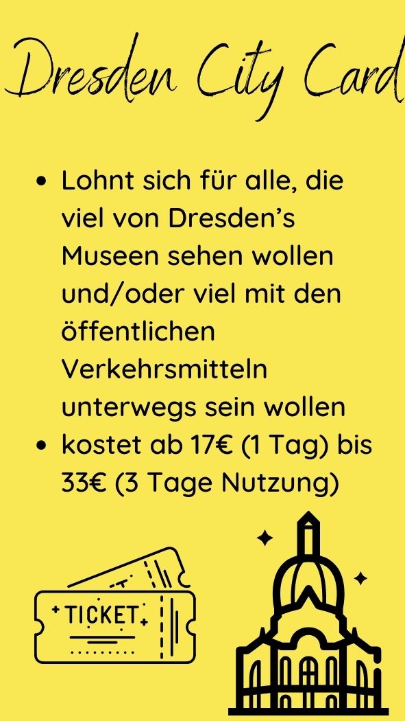 Dresden City Card Infografik